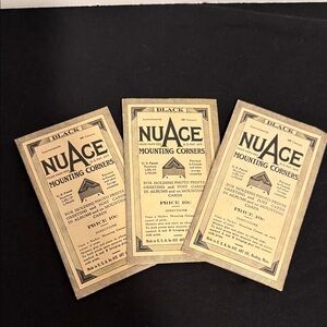 NuAce Black Photo Mounting Corners